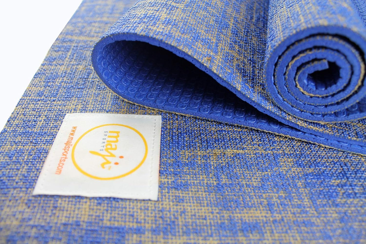 Maji Sports Jute Premium Eco Yoga Mat + Foot Massager (7.5cm x 17.5cm