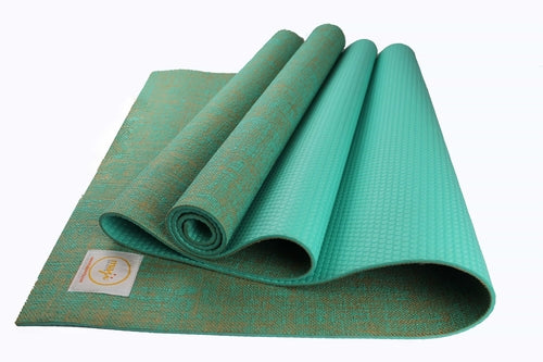Maji Sports Jute Premium Eco Yoga Mat + Foot Massager (7.5cm x 17.5cm
