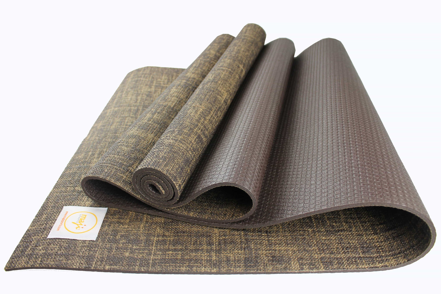Maji Sports Jute Premium Eco Yoga Mat + Foot Massager (7.5cm x 17.5cm