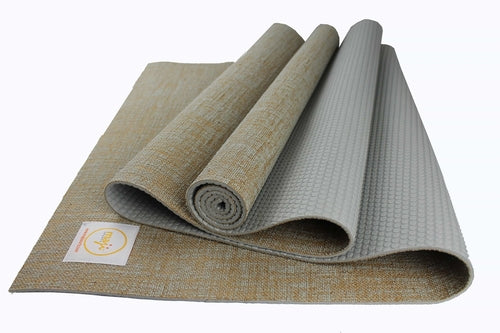Maji Sports Jute Premium Eco Yoga Mat + Foot Massager (7.5cm x 17.5cm
