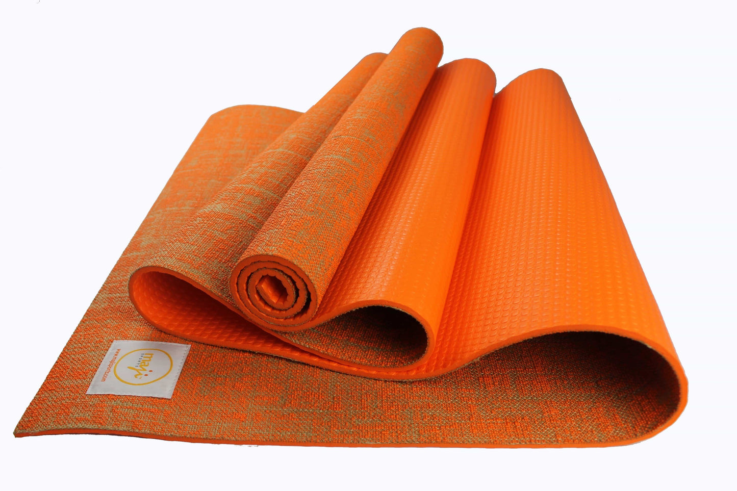 Maji Sports Jute Premium Eco Yoga Mat + Foot Massager (7.5cm x 17.5cm