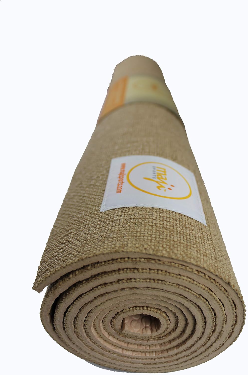 Maji Sports Jute Premium Eco Yoga Mat + Foot Massager (7.5cm x 17.5cm