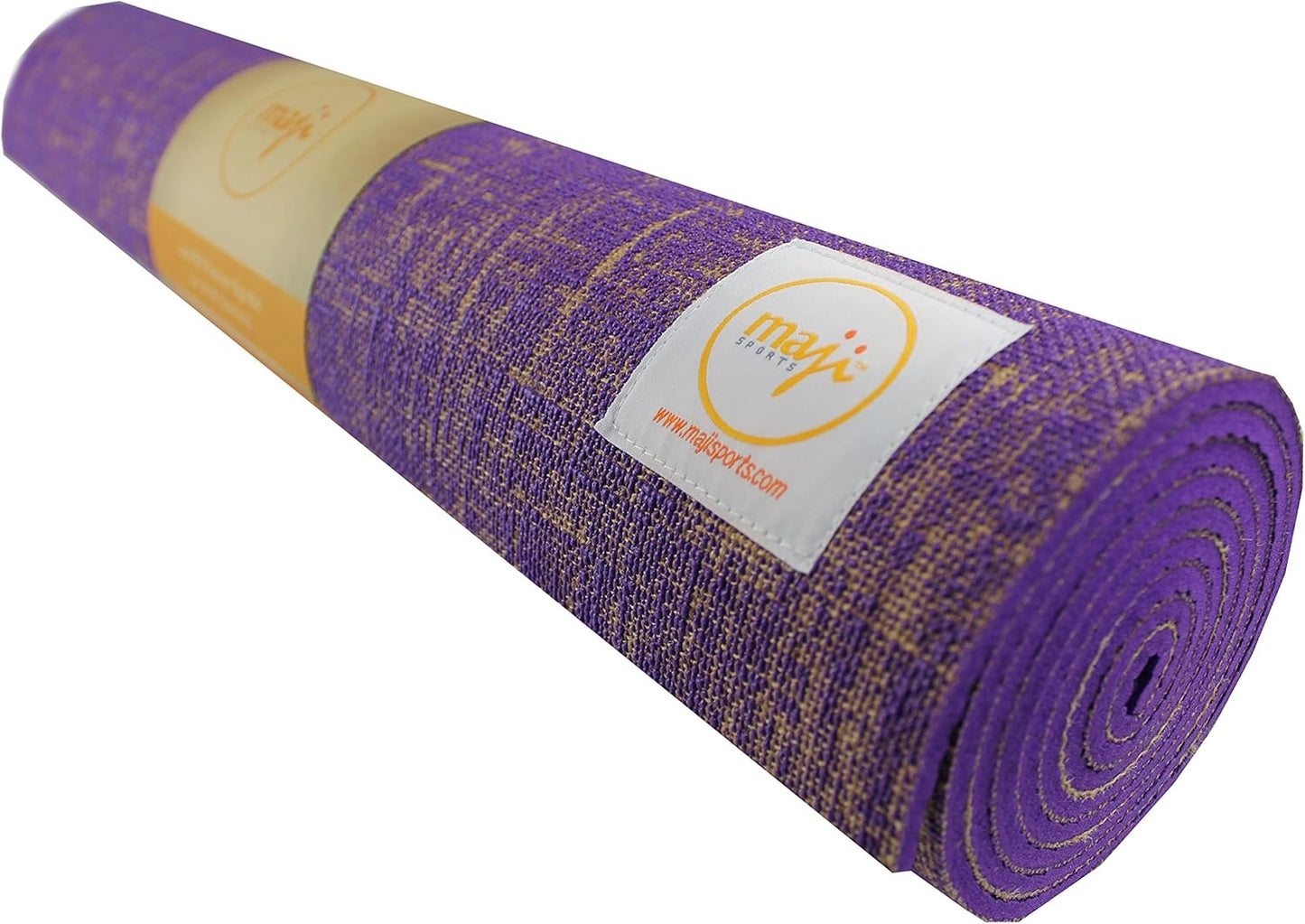 Maji Sports Jute Premium Eco Yoga Mat + Foot Massager (7.5cm x 17.5cm