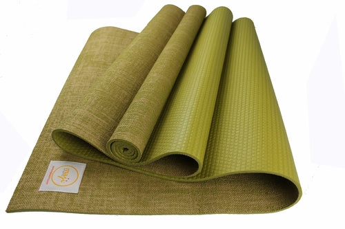 Maji Sports Jute Premium Eco Yoga Mat + Foot Massager (7.5cm x 17.5cm