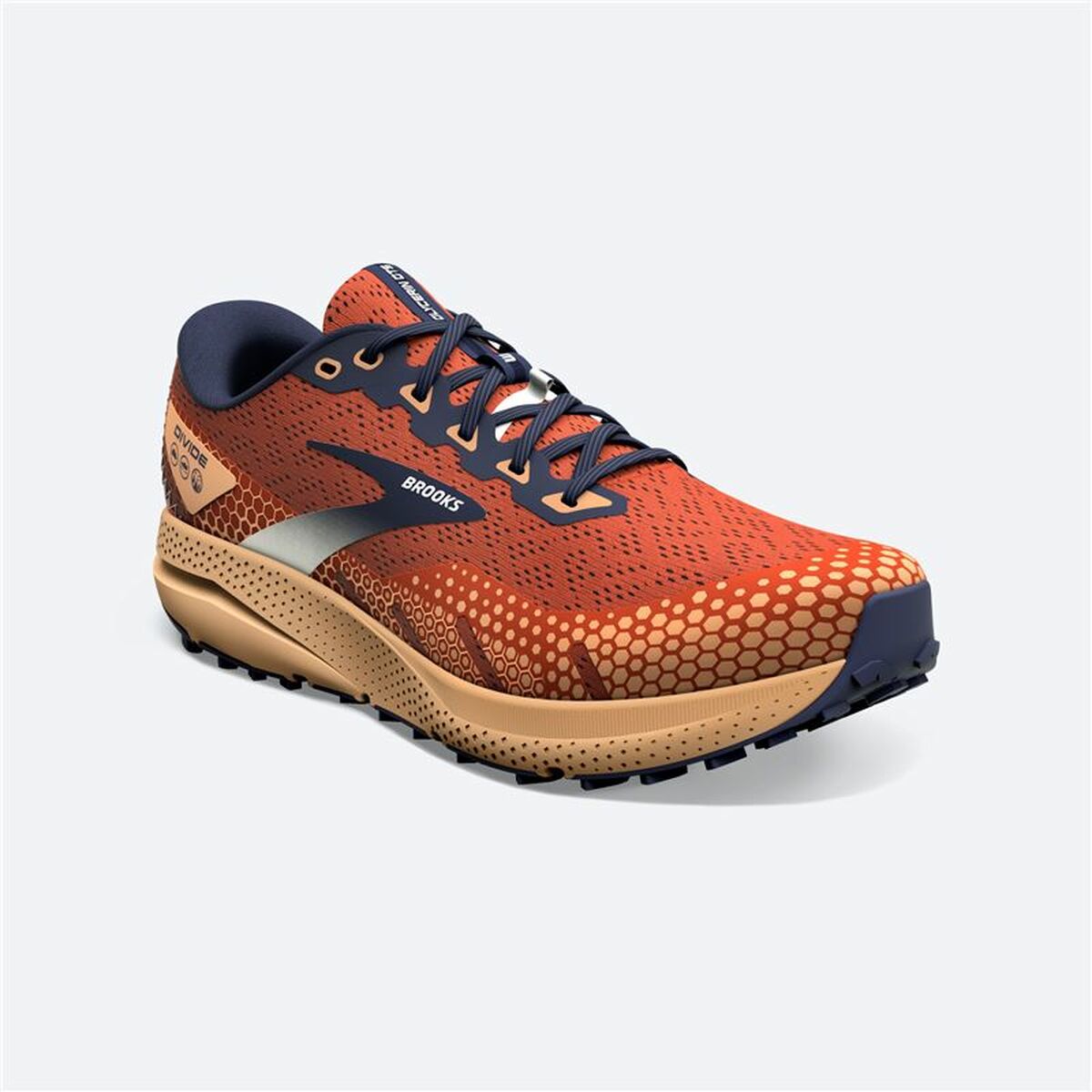 Running Shoes for Adults Brooks Divide 3 Orange Men